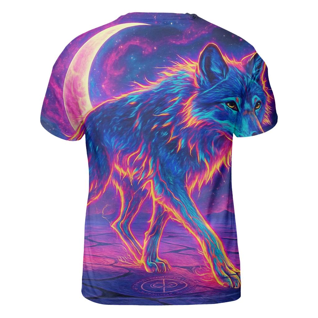 Lunar Echo Nomad Wolf designer pattern shirts