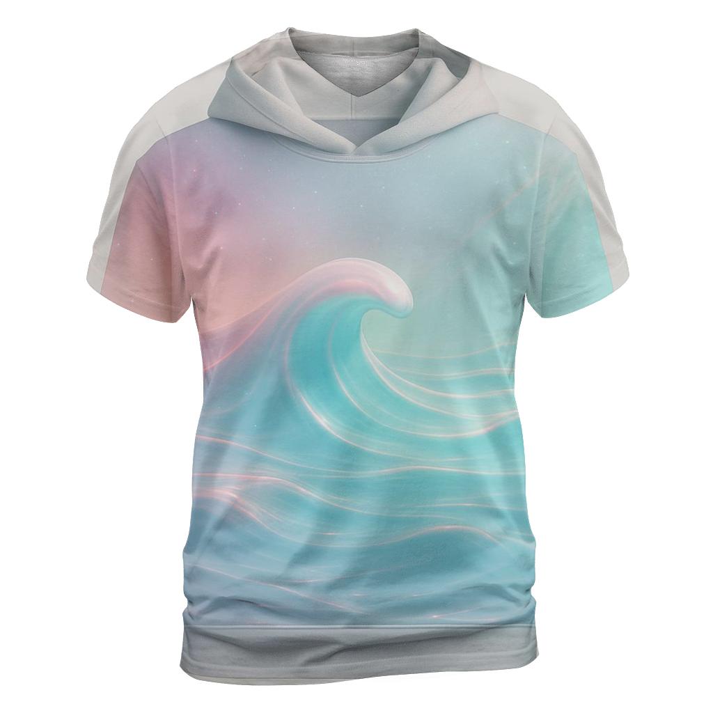 Celestial Tide Gradient custom all-over print shirts