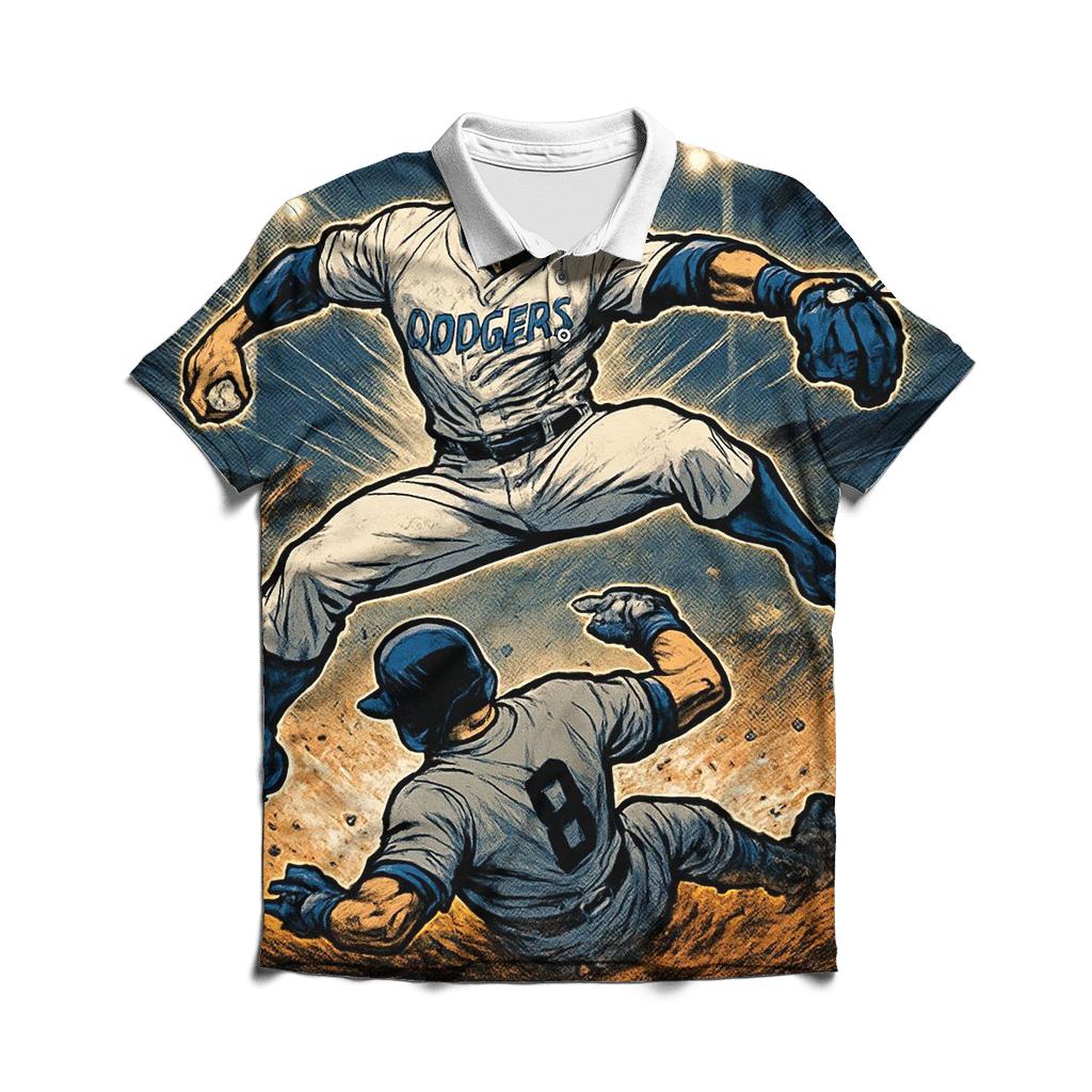 Halo Of Dust Double Play stylish collar polo tees