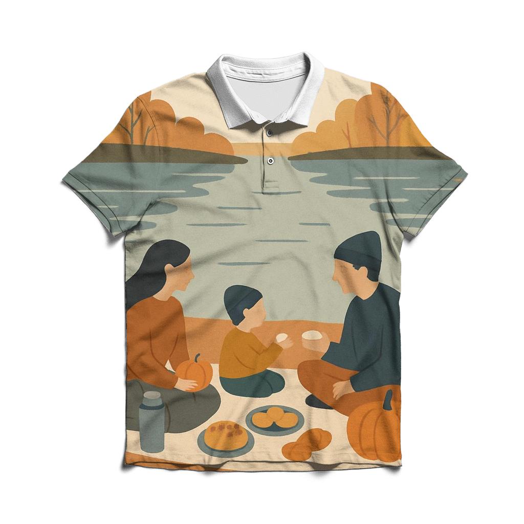 Riverbank Reflections Of Thanks classic pique polos