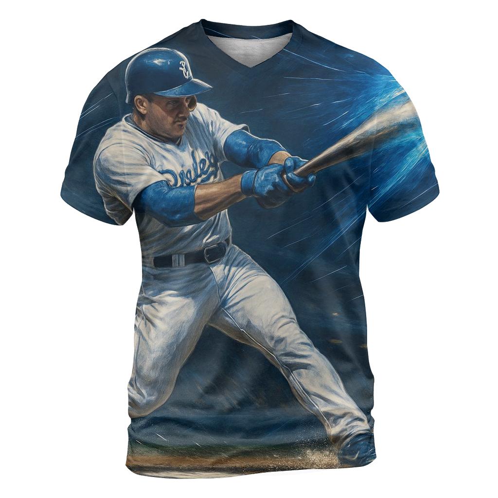 Blue Comet Swing unique graphic print tees