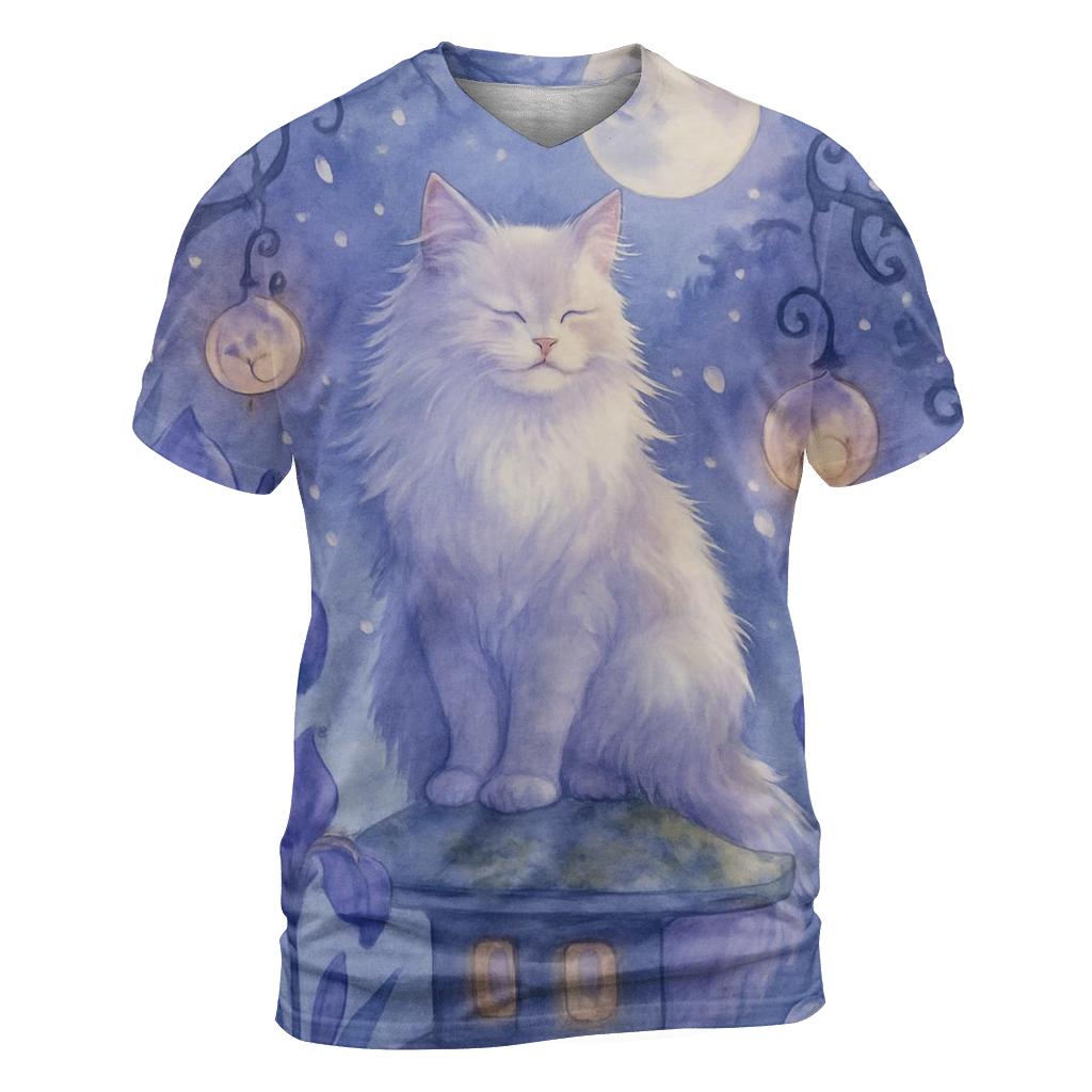 Moonlit Garden Oracle Cat personalized full print shirts