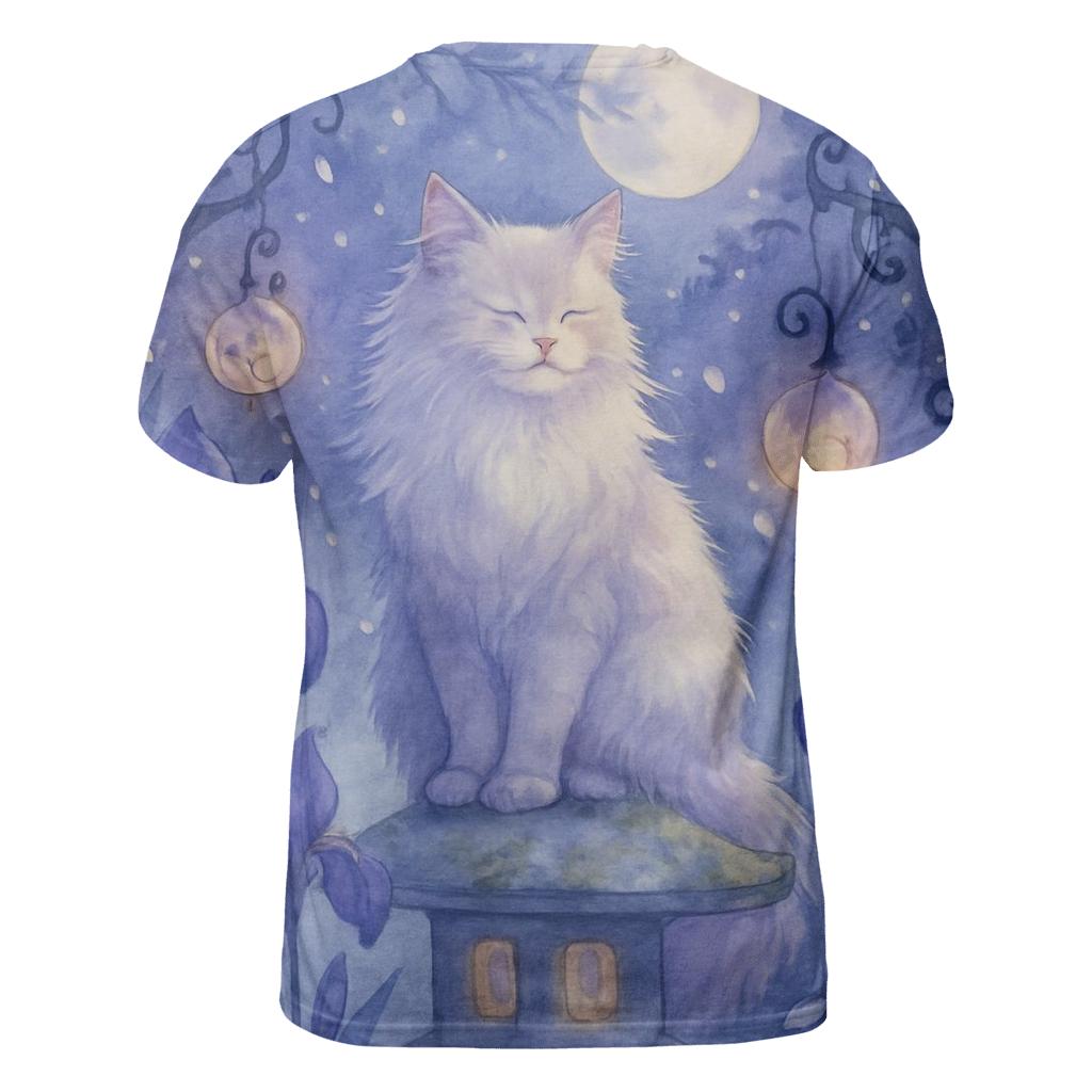 Moonlit Garden Oracle Cat personalized full print shirts