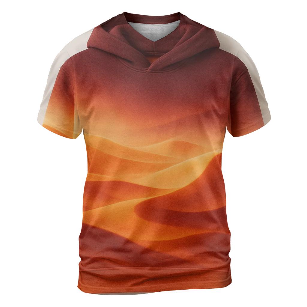 Radiant Gradient Sand Dunes statement graphic shirts