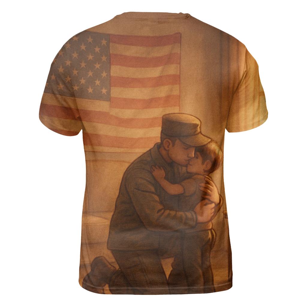 Homefront Threads Of Freedom artistic all-over print tops