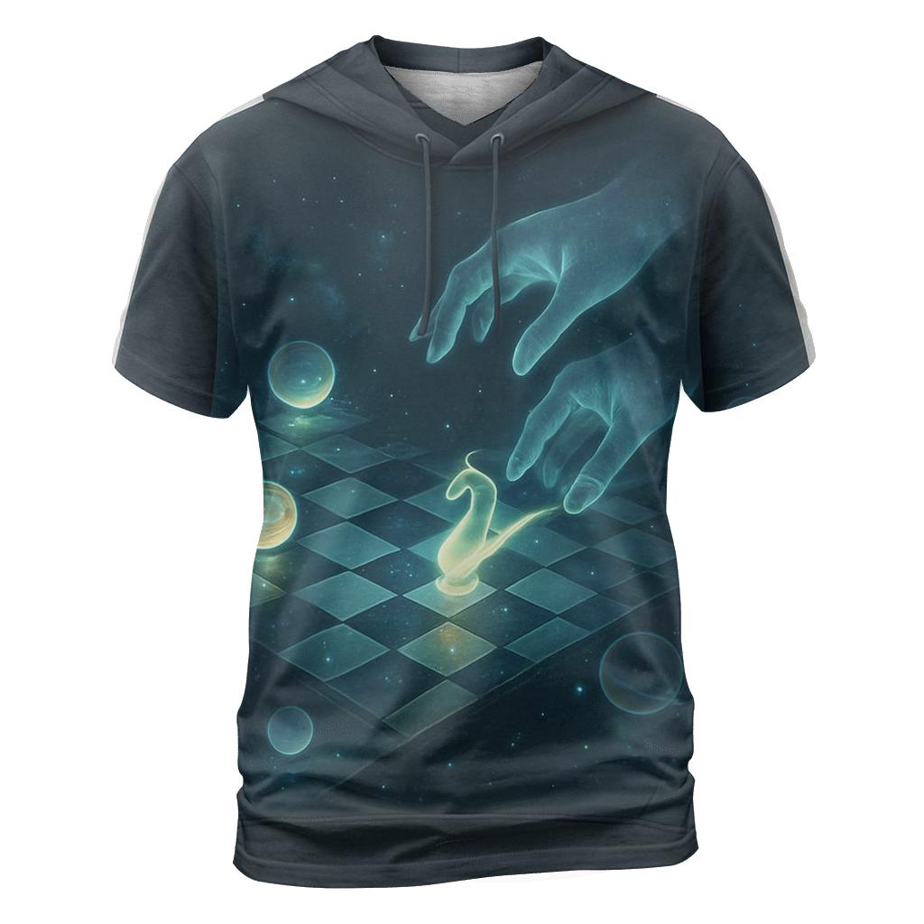 Cosmic Chessboard Of Orbits unique graphic print tees