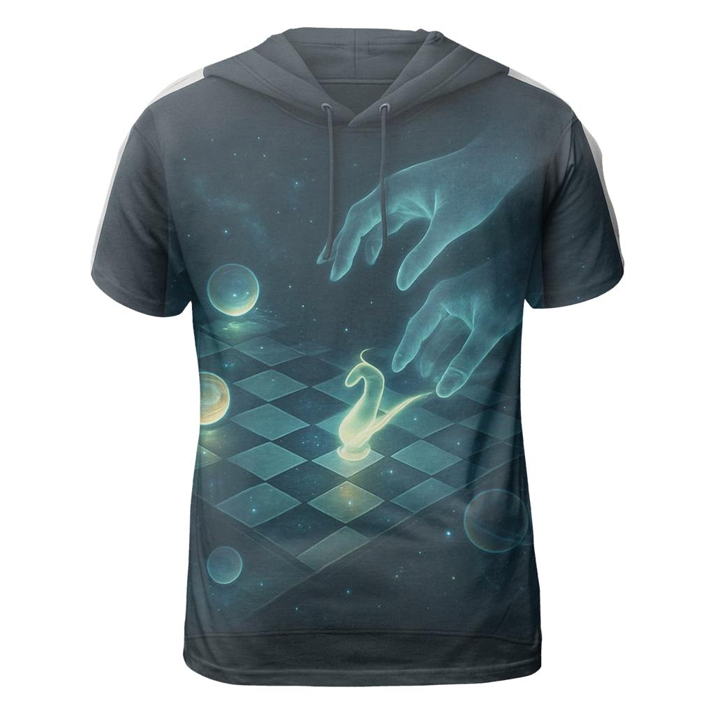 Cosmic Chessboard Of Orbits unique graphic print tees