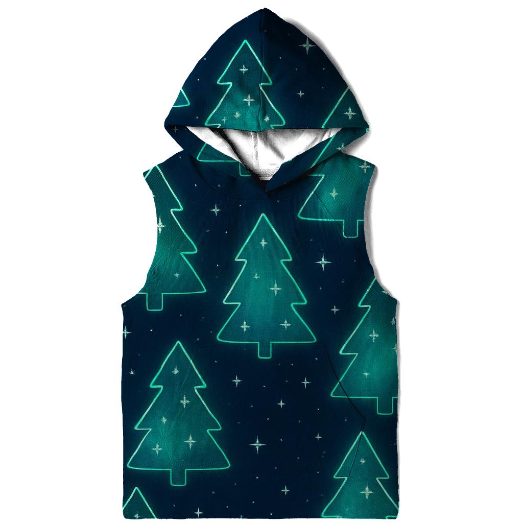 Aurora Christmas Tree Constellation Scatter graphic hoodies