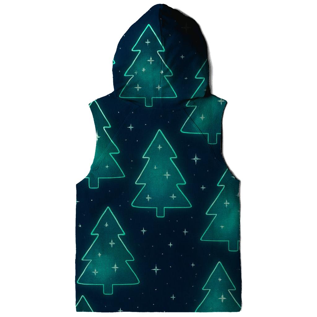 Aurora Christmas Tree Constellation Scatter graphic hoodies