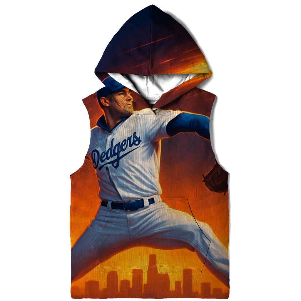 Sunset Skyline Fastball graphic hoodies