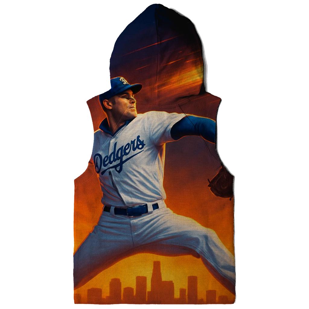 Sunset Skyline Fastball graphic hoodies