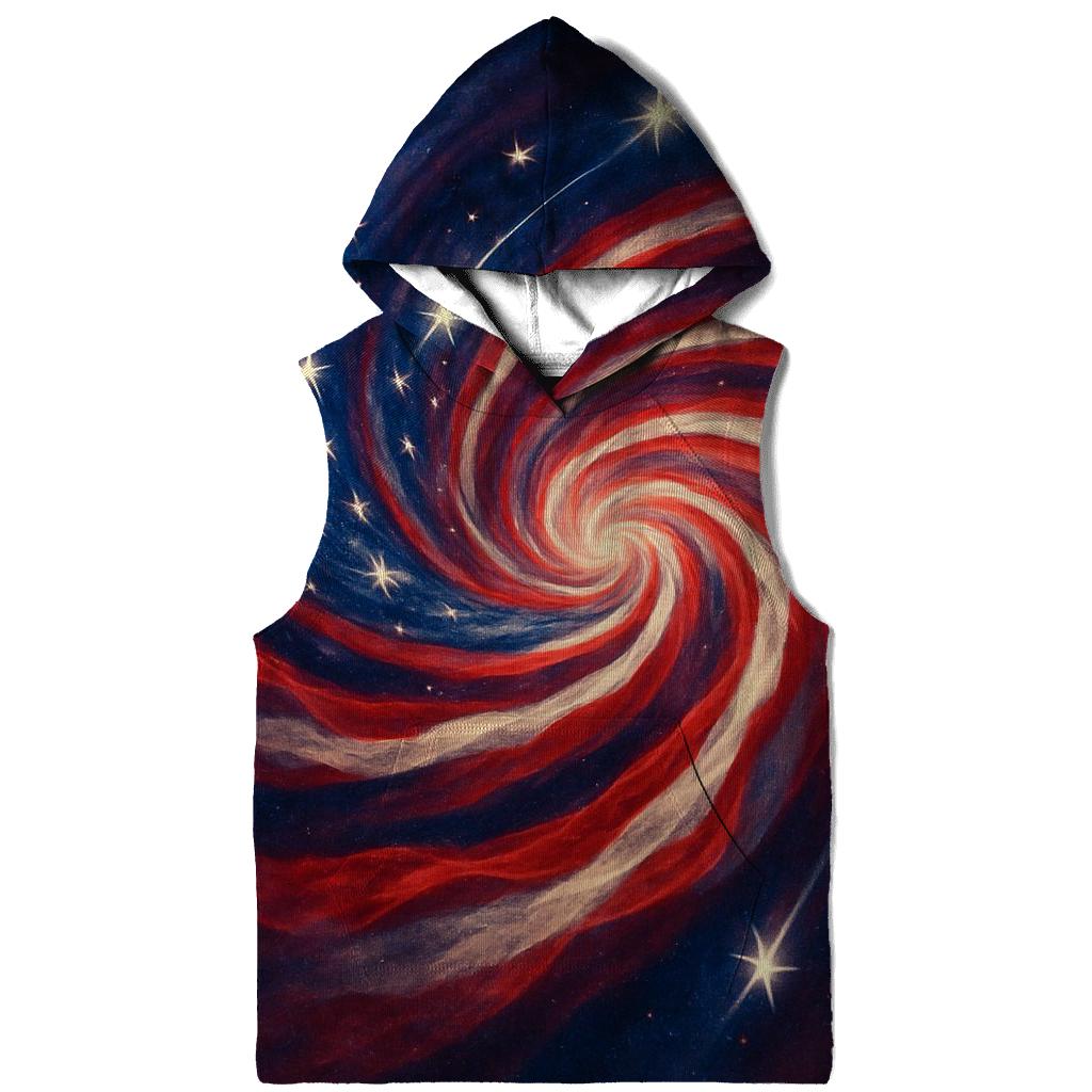 Cosmic Star Spangled Vortex custom hoodies