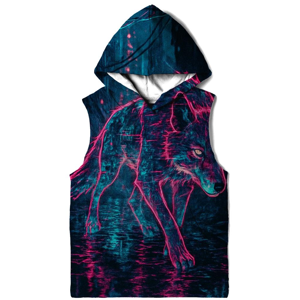 Neon Alley Phantom Wolf heavyweight hoodies