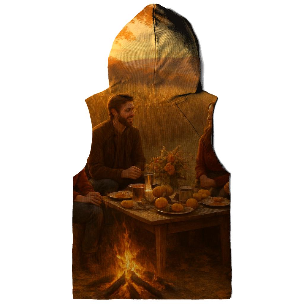 Cornfield Sunset Gratitude Circle graphic hoodies