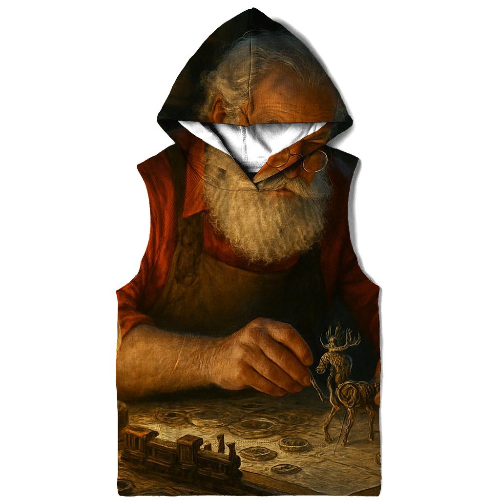 Arctic Workshop Engineer Santa pullover hoodies