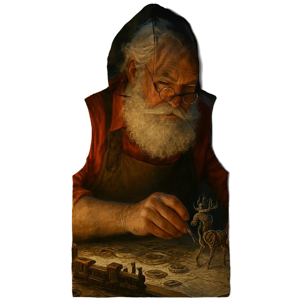 Arctic Workshop Engineer Santa pullover hoodies