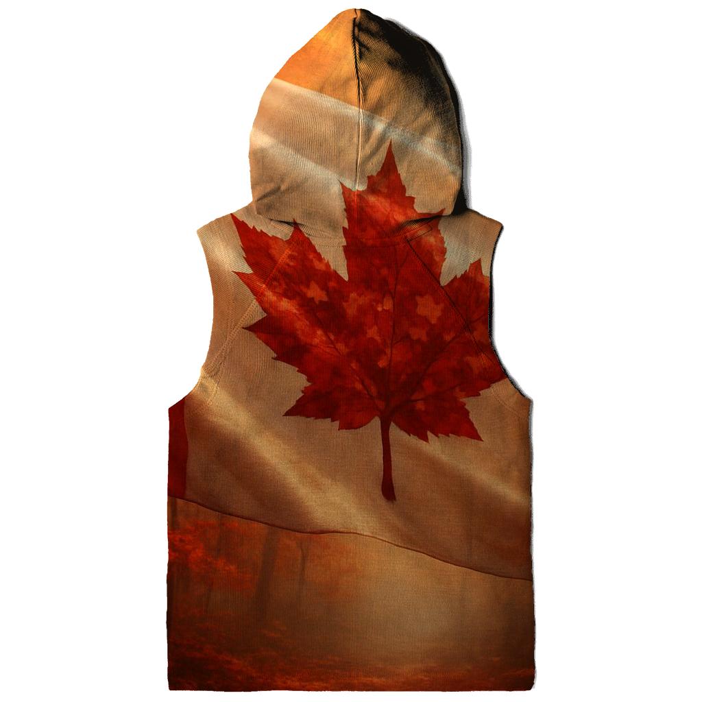 Canadian Maple Forest Fabric Flag Breeze designer hoodies