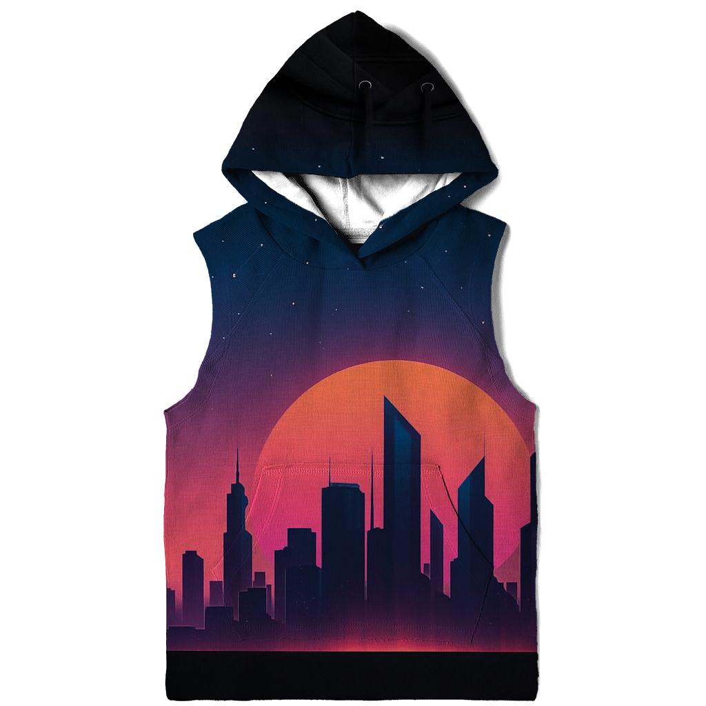 Skyline Constellation Sundown embroidered hoodies