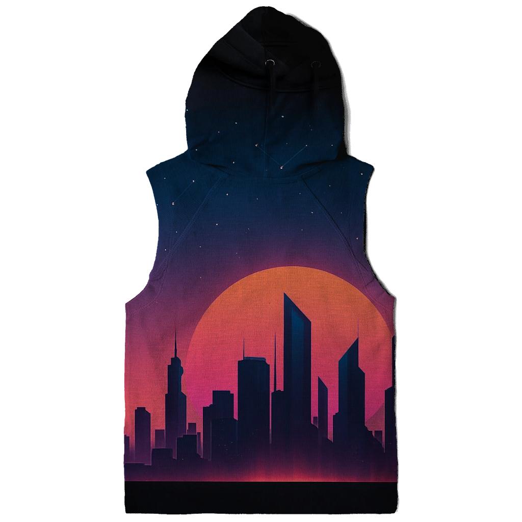 Skyline Constellation Sundown embroidered hoodies