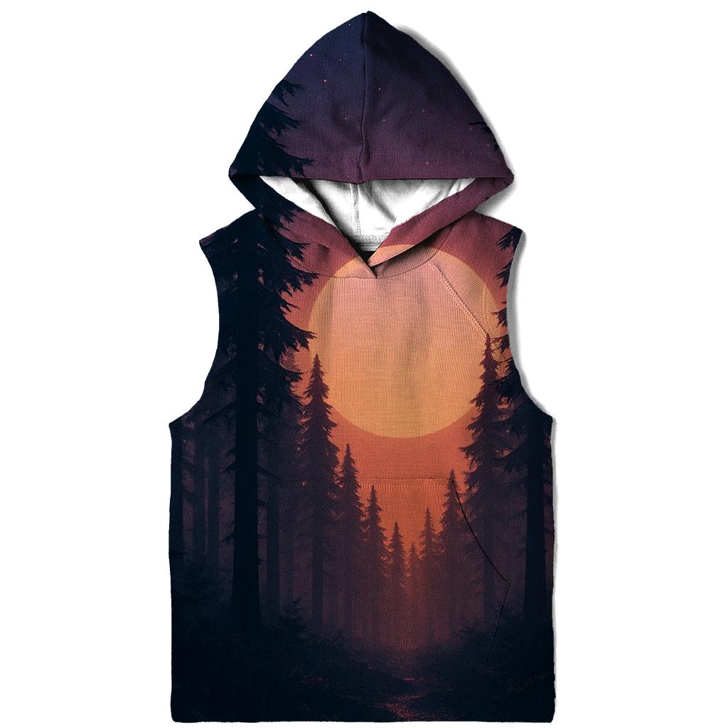 Forest Lantern Sundrop embroidered hoodies