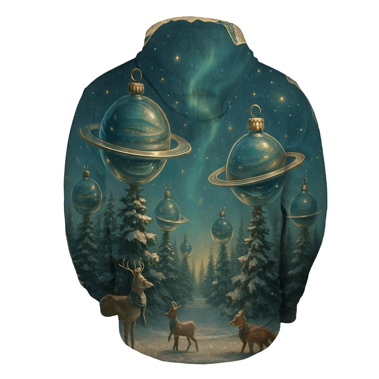Saturn Ornament Snow Globe Forest hoodie styles