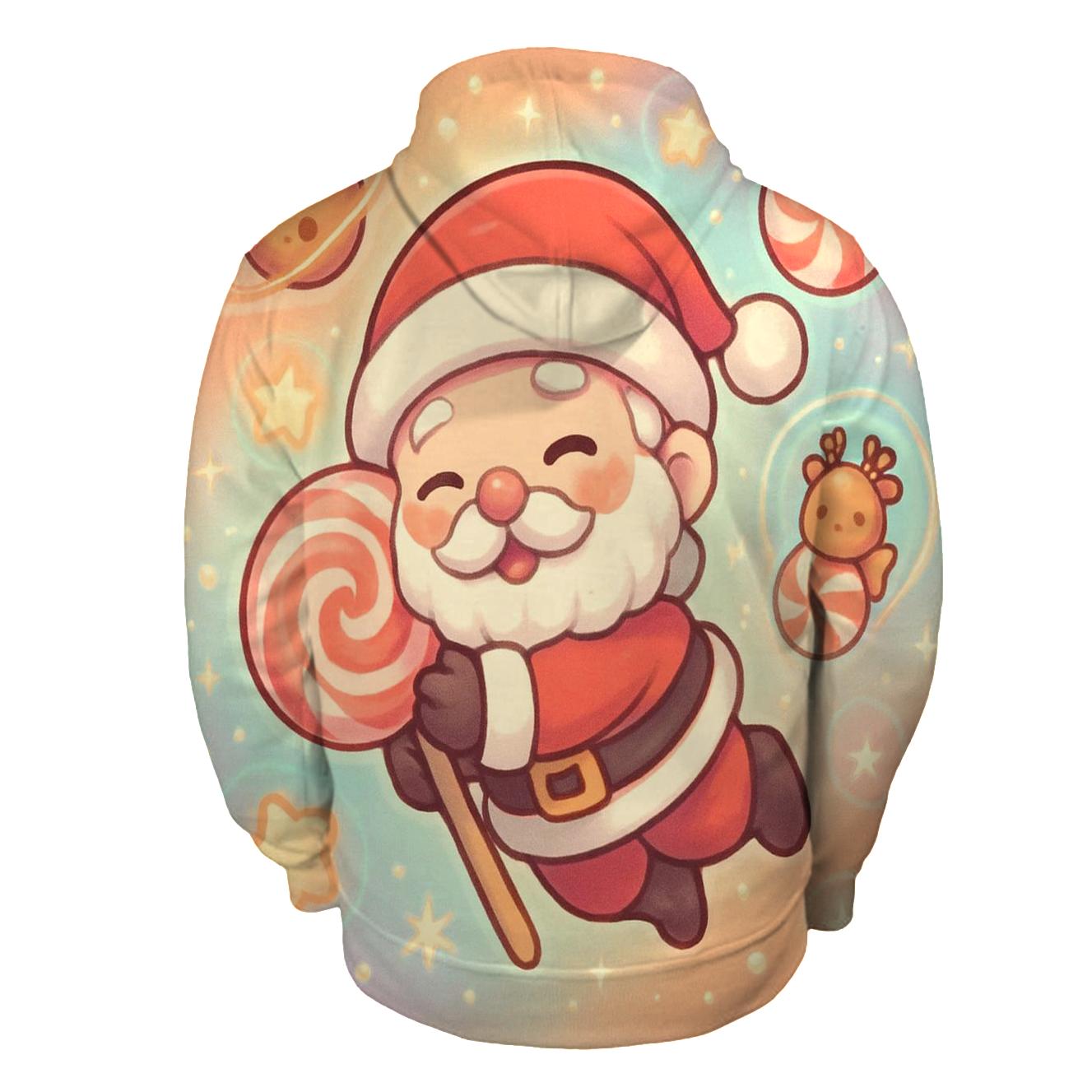 Candy Cosmos Chibi Santa pullover hoodies
