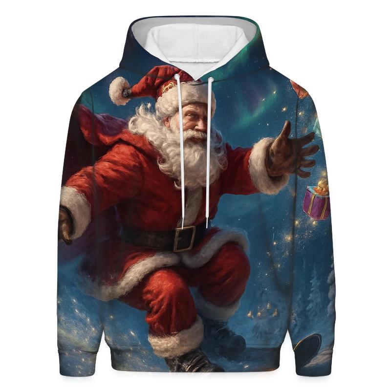 Aurora Trailblazer Santa heavyweight hoodies