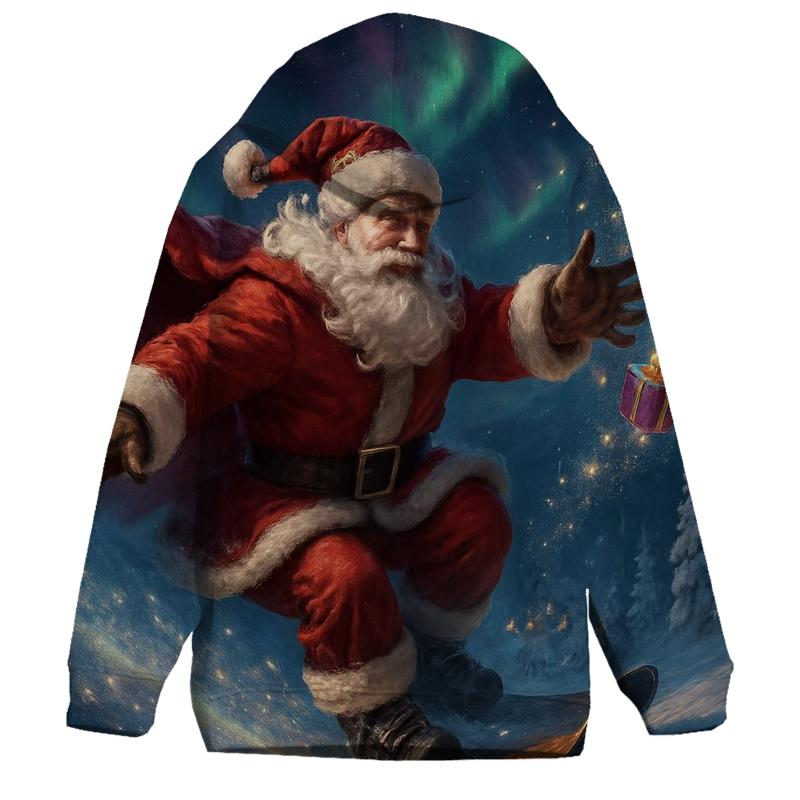 Aurora Trailblazer Santa heavyweight hoodies
