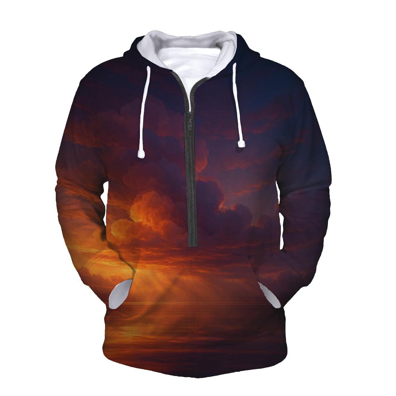River Of Ember Clouds heavyweight hoodies