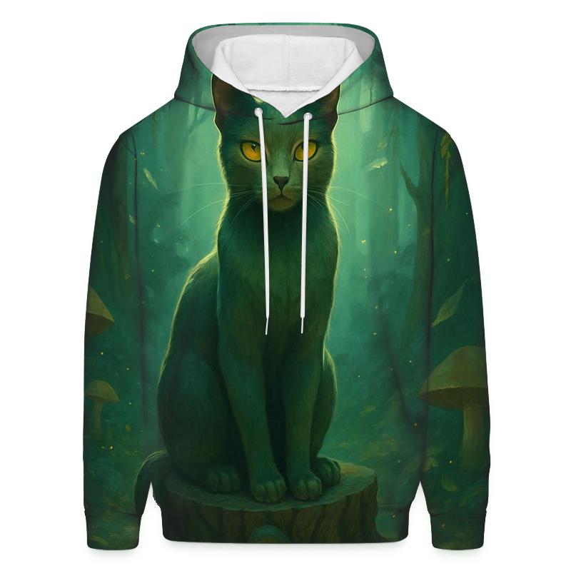 Forest Aura Guardian Cat hoodie styles