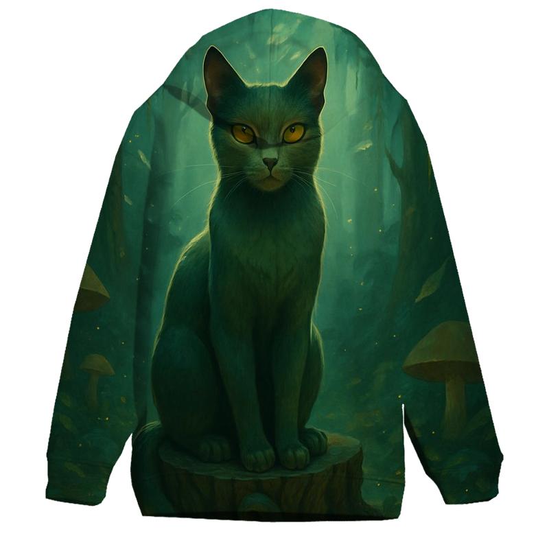 Forest Aura Guardian Cat hoodie styles