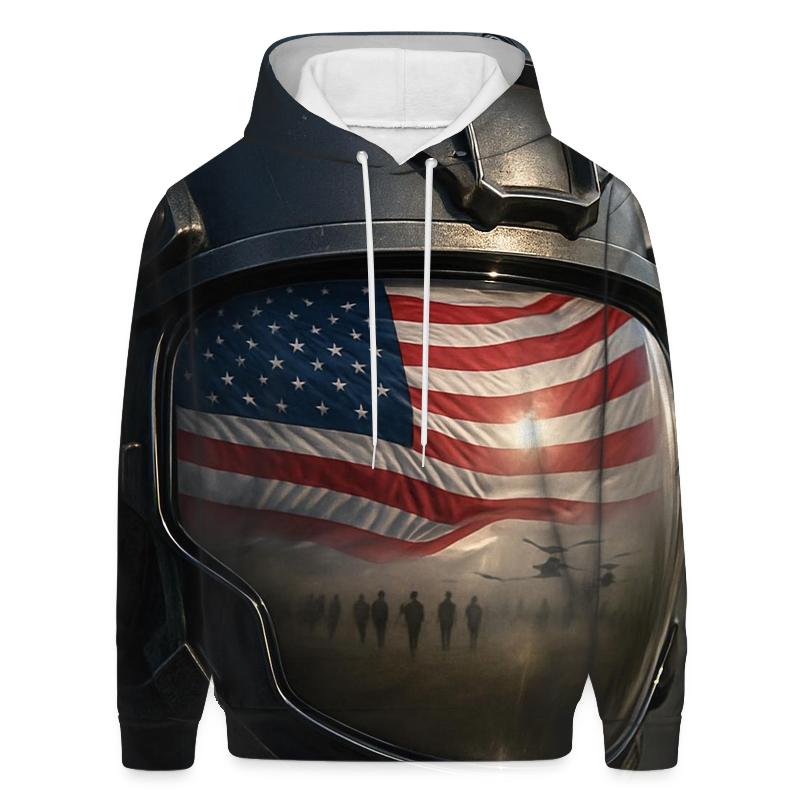 Liberty Reflected In Steel custom hoodies