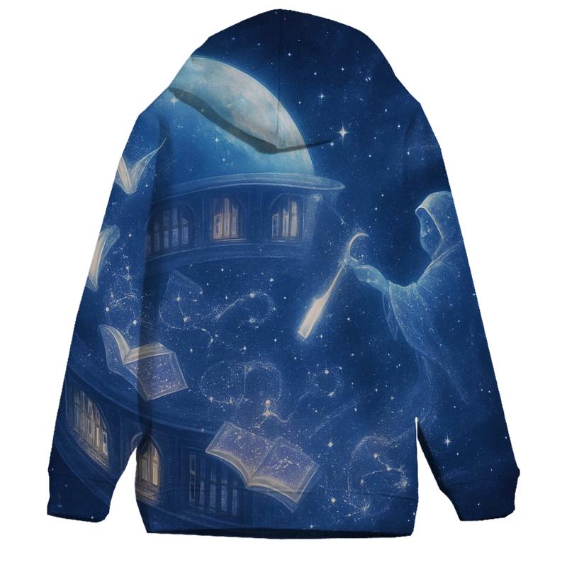 Orbiting Library Of Lost Stars designer hoodies