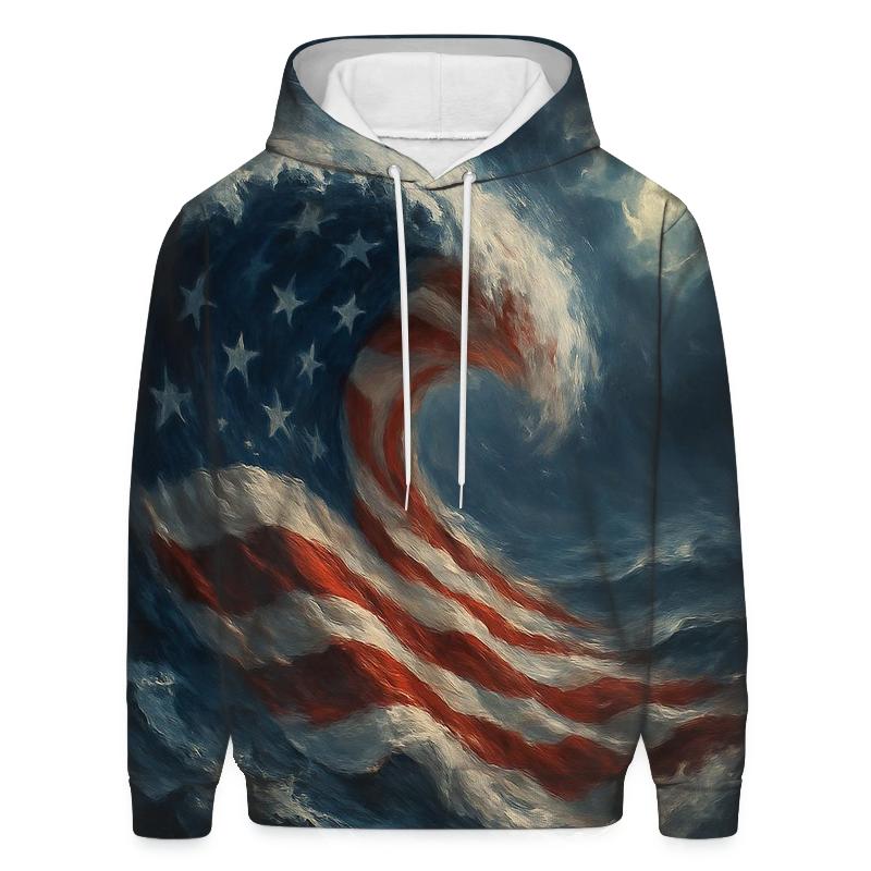Ocean Tides Of Freedom premium hoodies