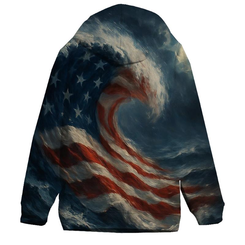 Ocean Tides Of Freedom premium hoodies