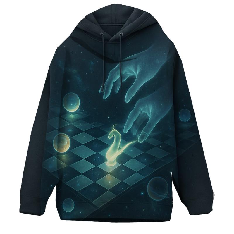 Cosmic Chessboard Of Orbits pullover hoodies