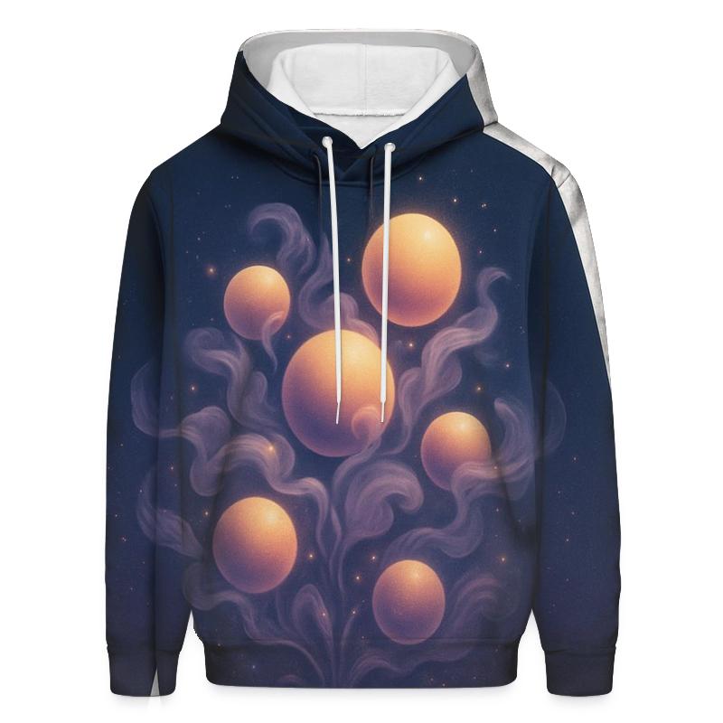Nebula Bloom Gradient Garden designer hoodies