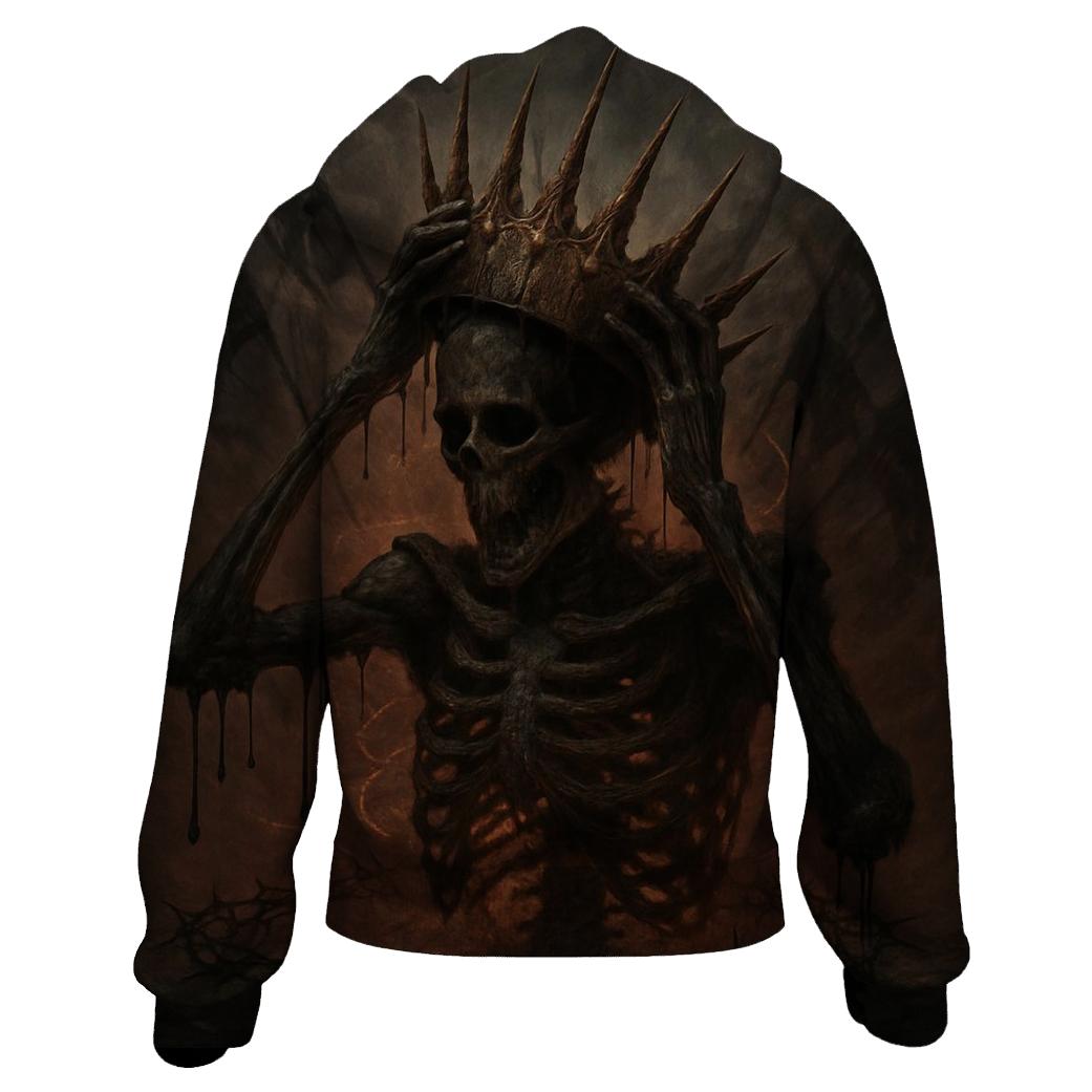 Infernal Crown Of Rusted Kings zip-up hoodies