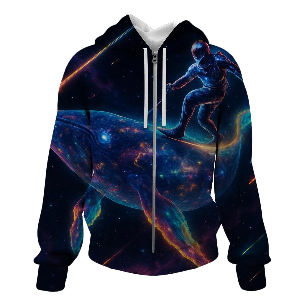 Astronaut Riding The Solar Whale custom hoodies