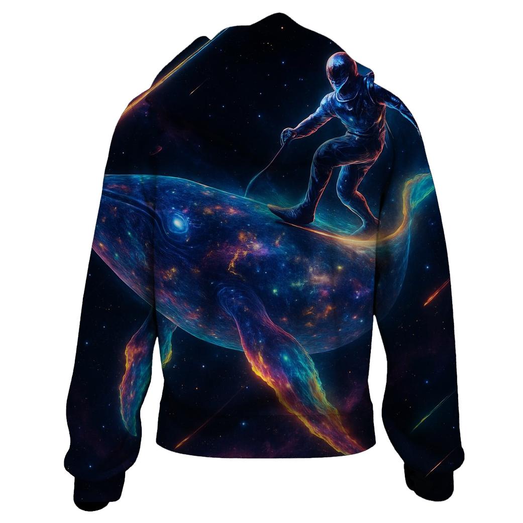 Astronaut Riding The Solar Whale custom hoodies