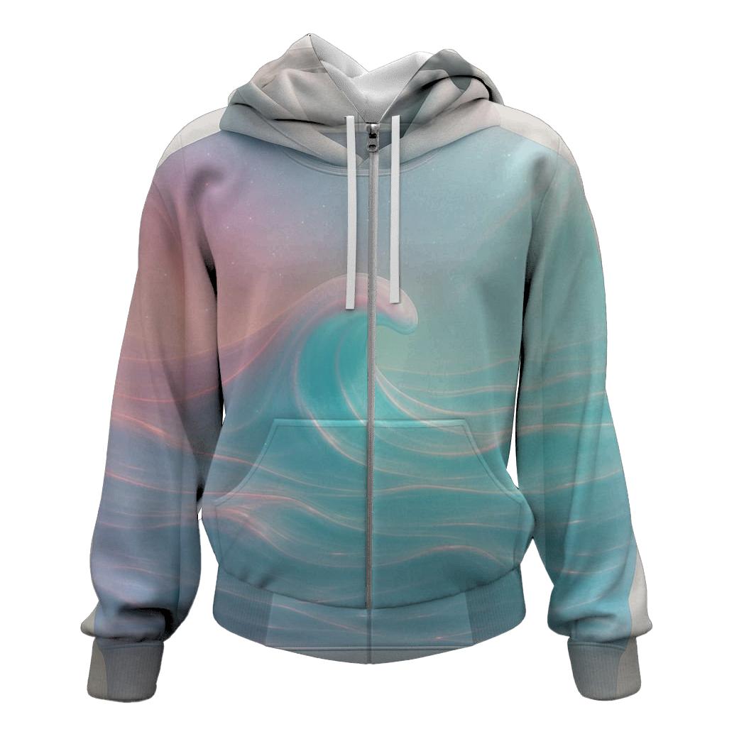 Celestial Tide Gradient premium hoodies