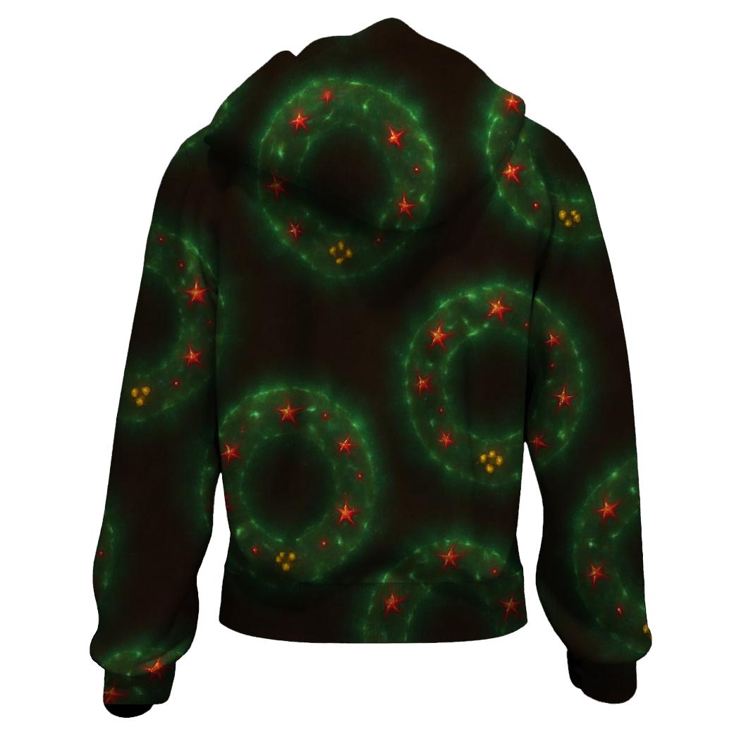 Halo Wreath Nebula Ring Tiling hoodie designs