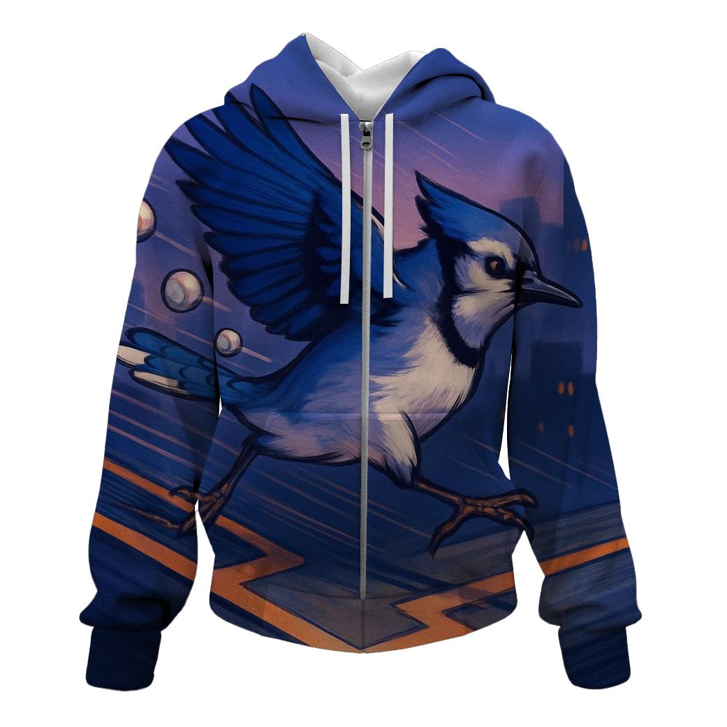 Rooftop Glide Blue Jays Skyline Run lightweight hoodies