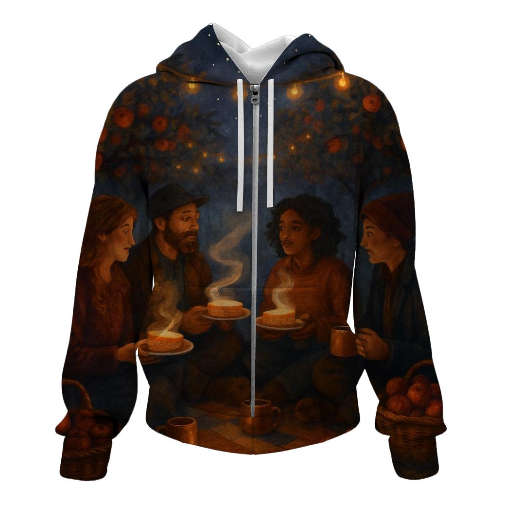 Starlit Orchard Pie Gathering lightweight hoodies