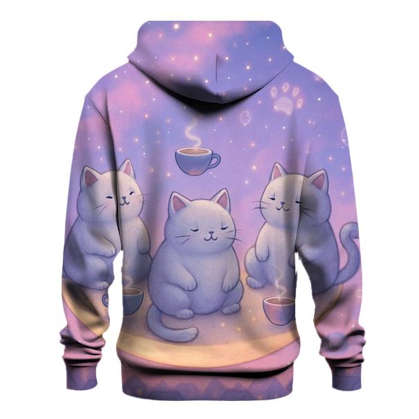 Starlight Tea Party Cats hoodie trends