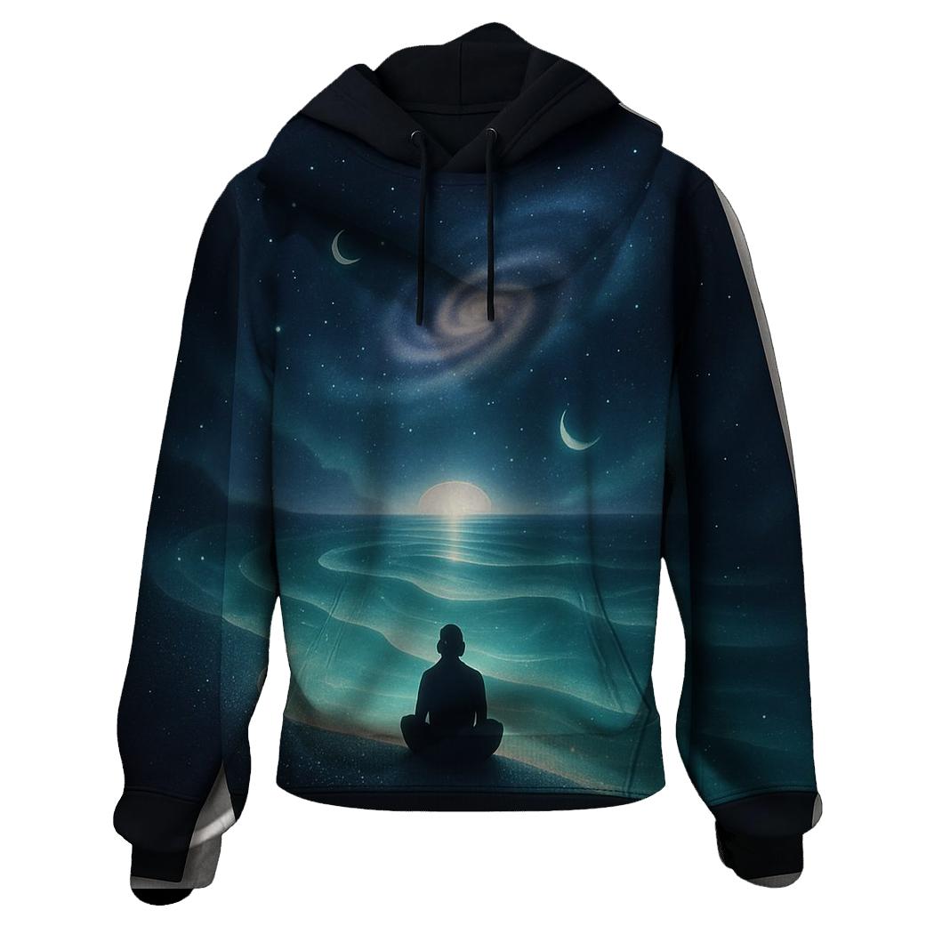 Aurora Waves On The Galactic Coast zip-up hoodies