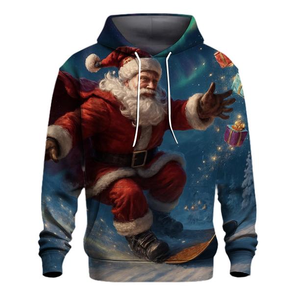 Aurora Trailblazer Santa lightweight hoodies