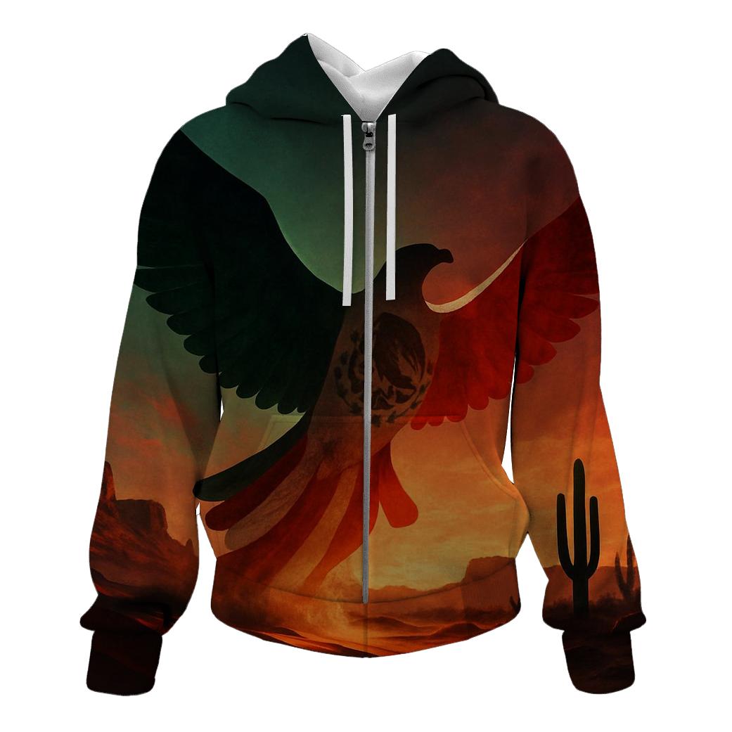 Mexican Desert Eagle Flag Mirage pullover hoodies