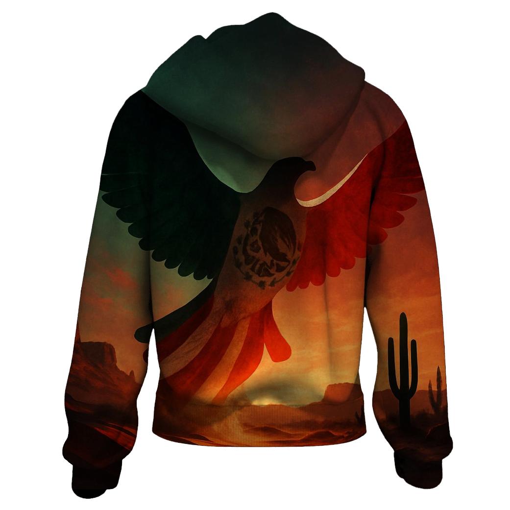 Mexican Desert Eagle Flag Mirage pullover hoodies