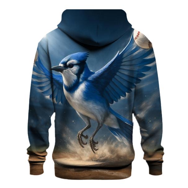 Sky Surge Blue Jays Diamond Flight printed hoodies